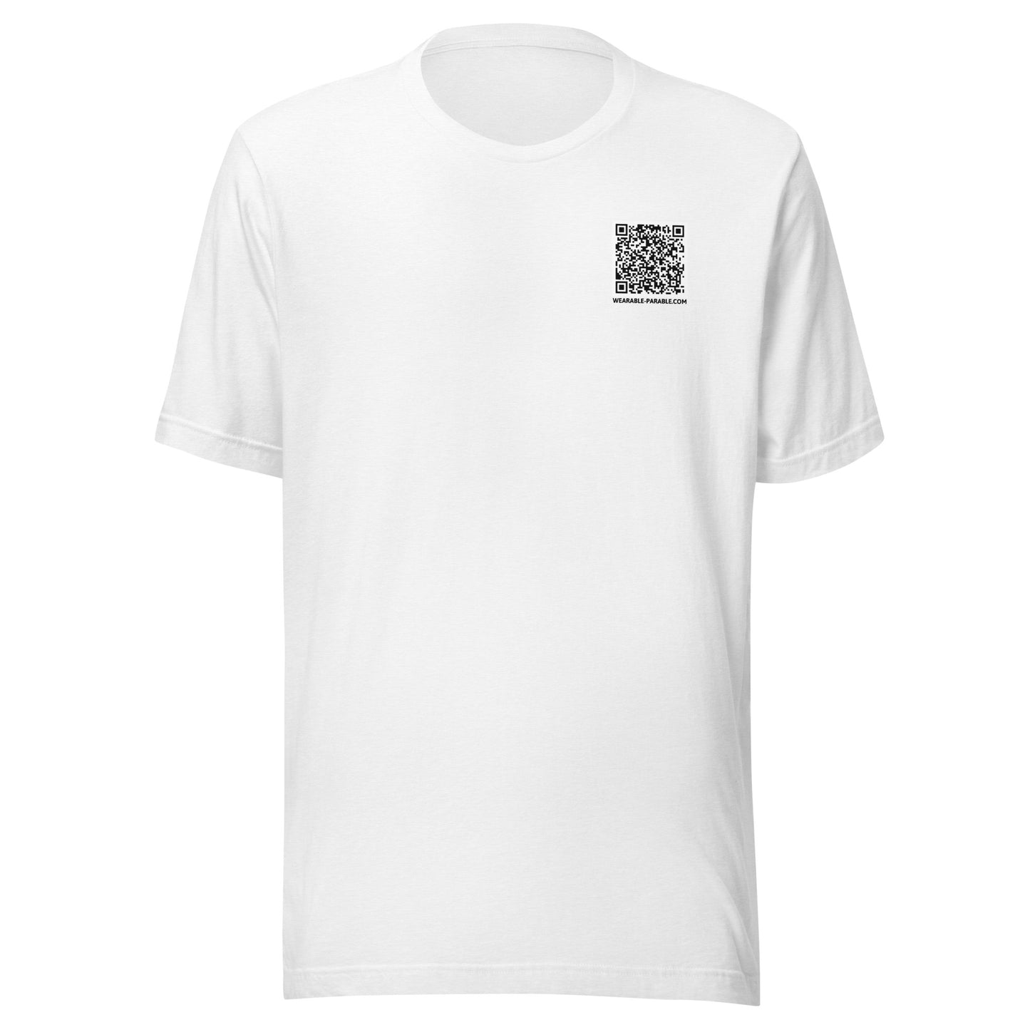 I'm Just Passing Through t-shirt front white