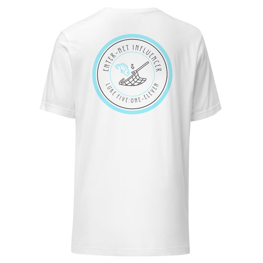 Enter-Net Influencer short sleeve t-shirt white