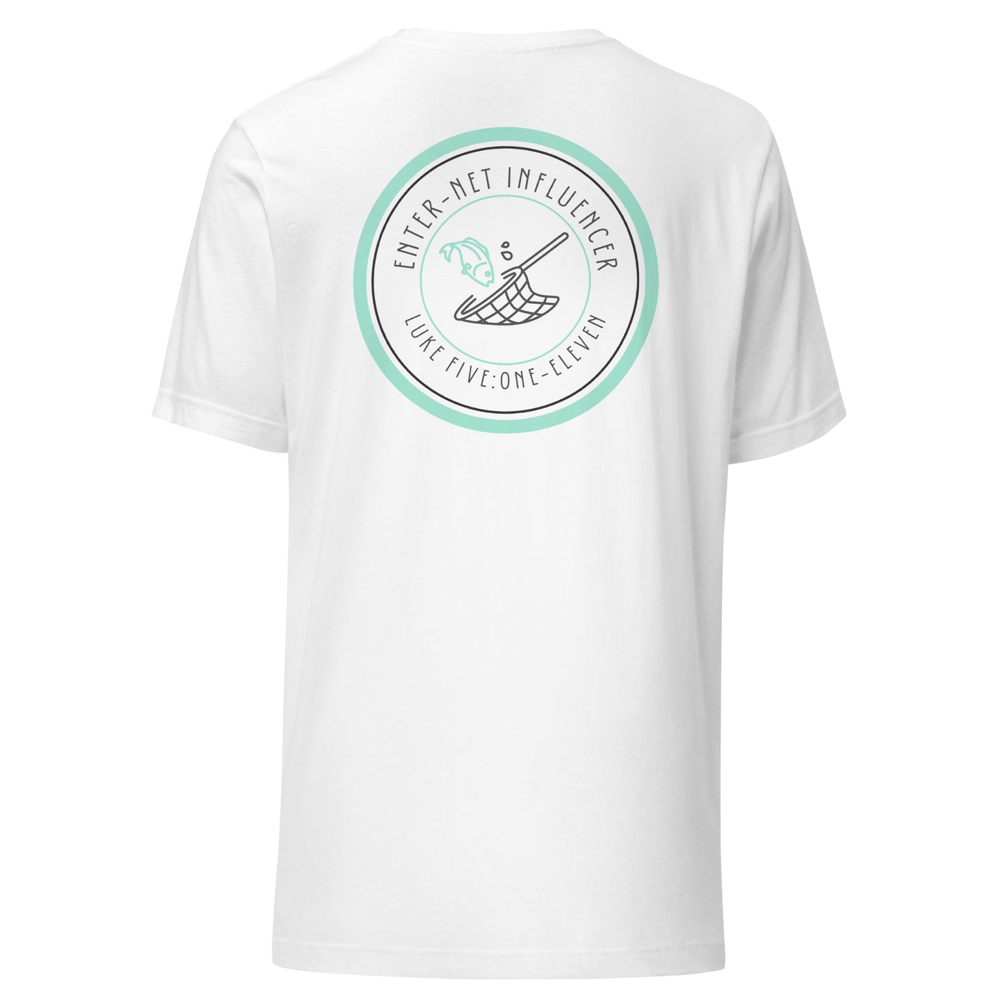 Enter-Net Influencer short sleeve t-shirt white