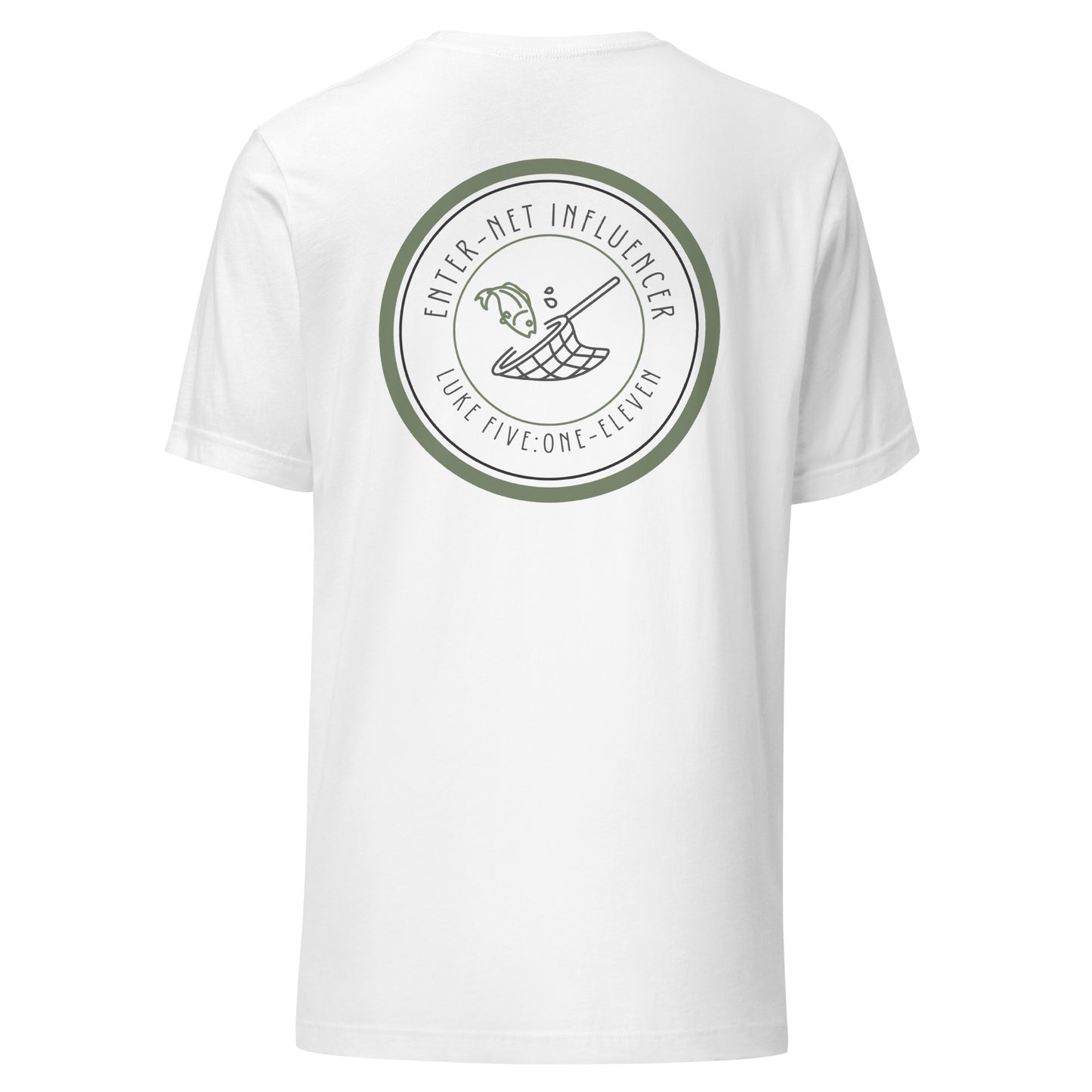 Enter-Net Influencer short sleeve t-shirt white