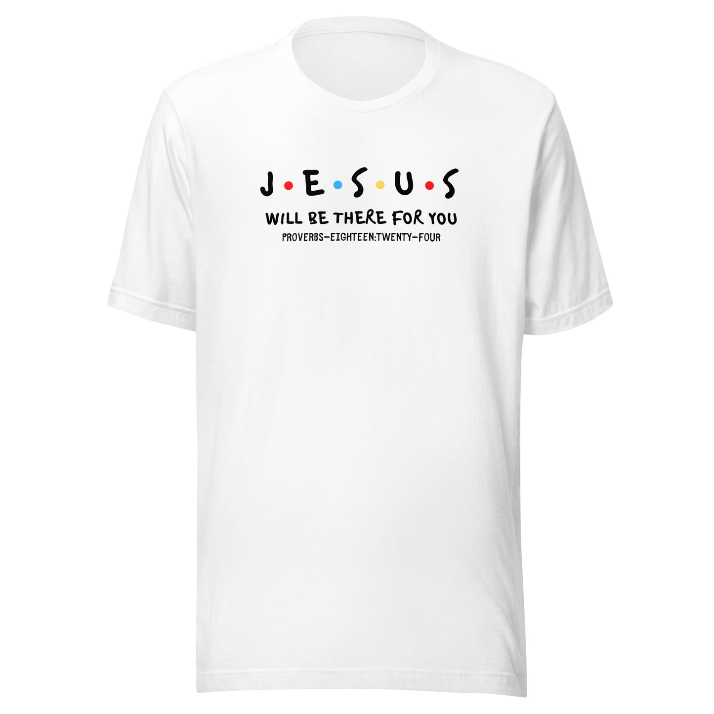 Jesus Is My Friend short sleeve t-shirt white