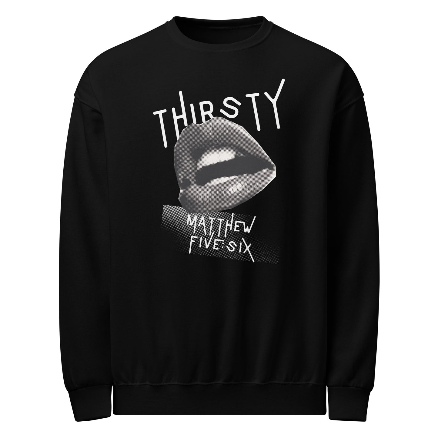 Thirsty long sleeve sweatshirt black