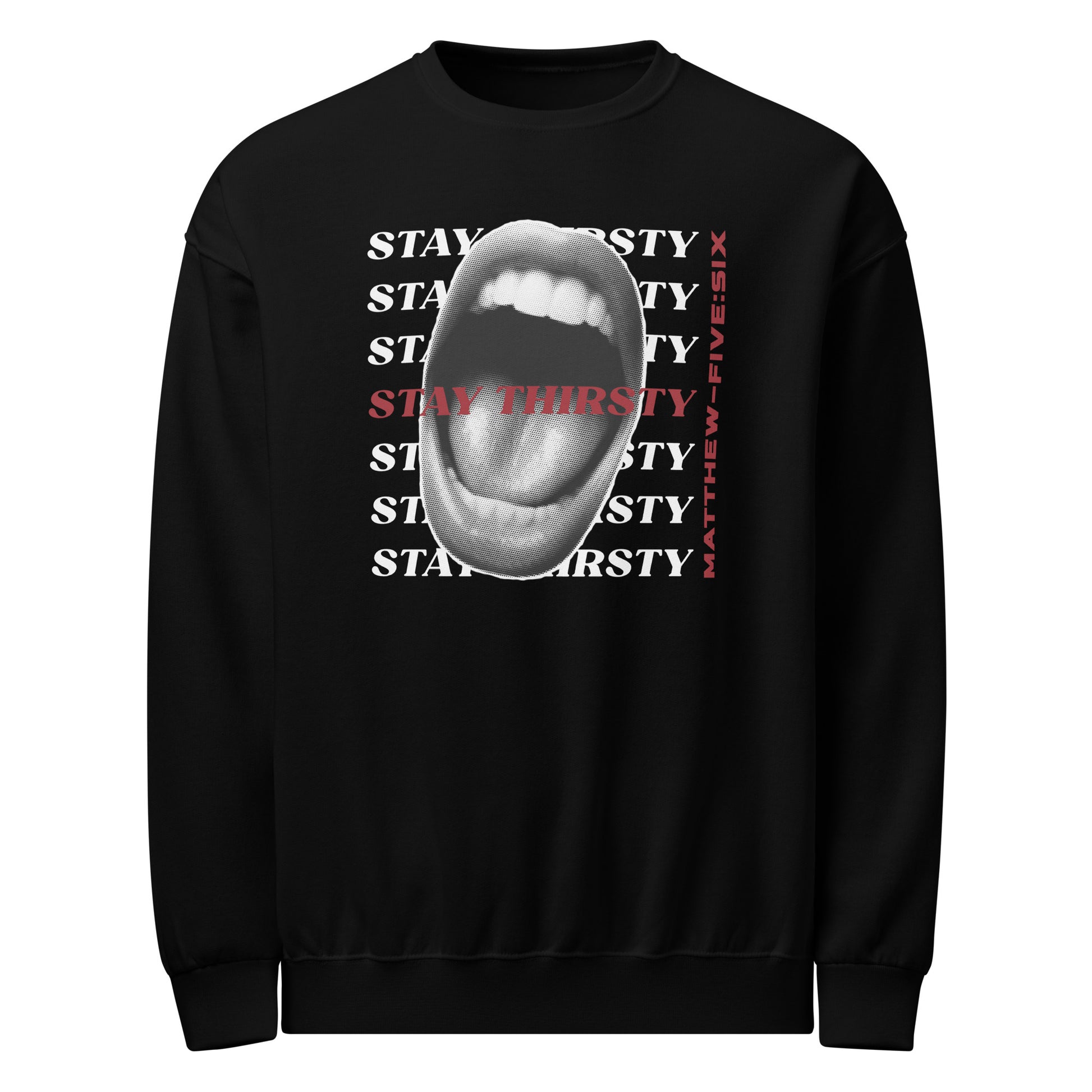 Thirsty sweatshirt black