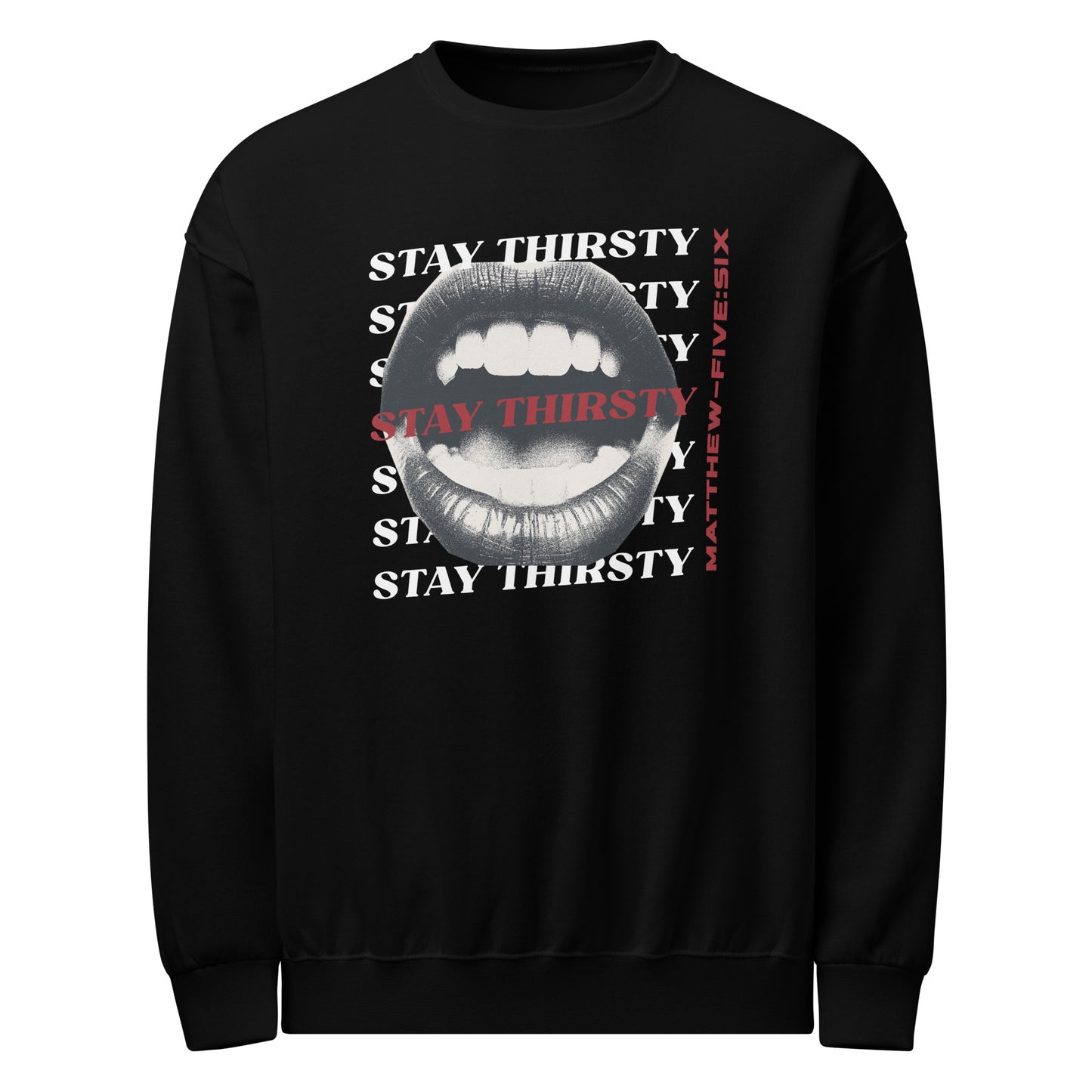 Thirsty sweatshirt black