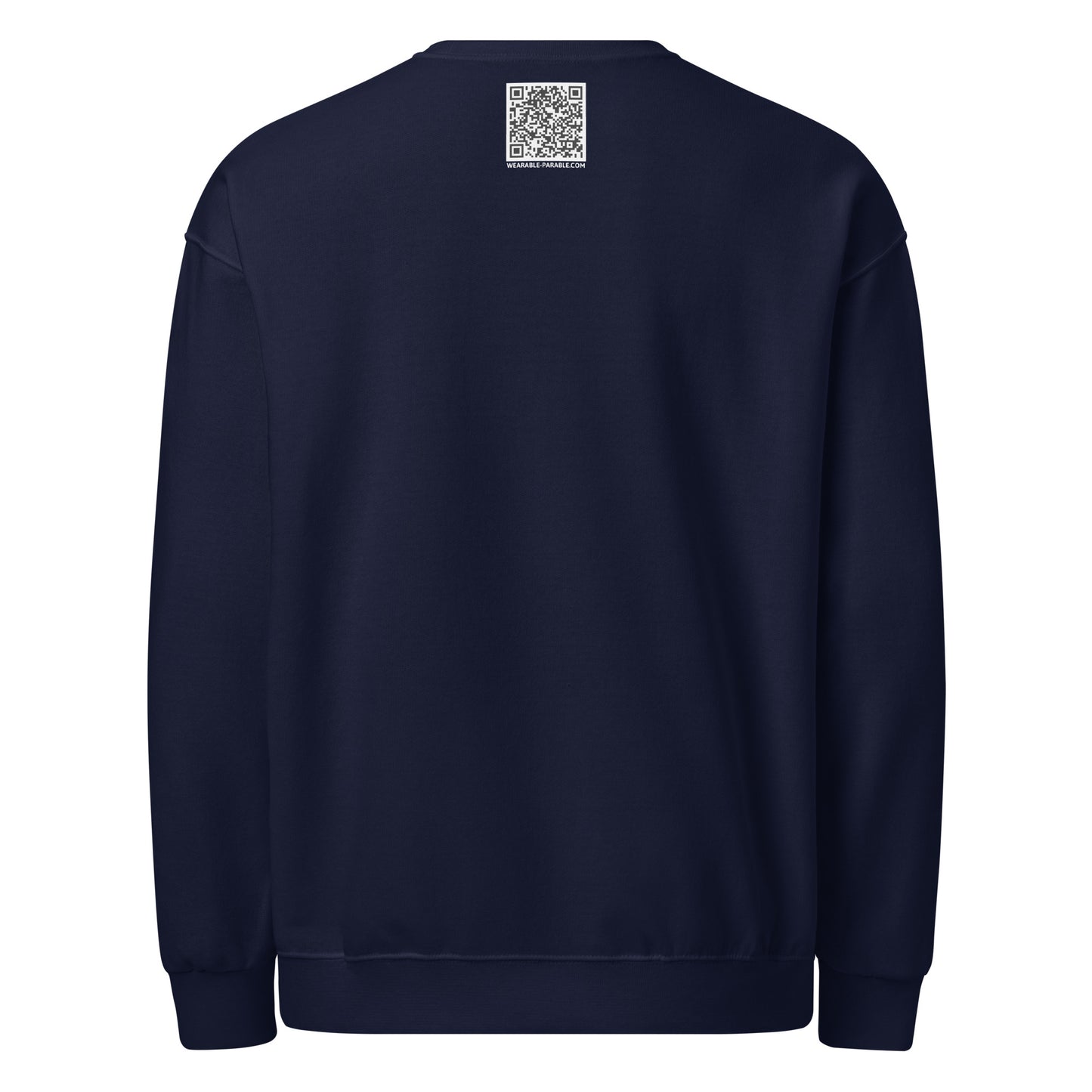 Thirsty sweatshirt back navy blue