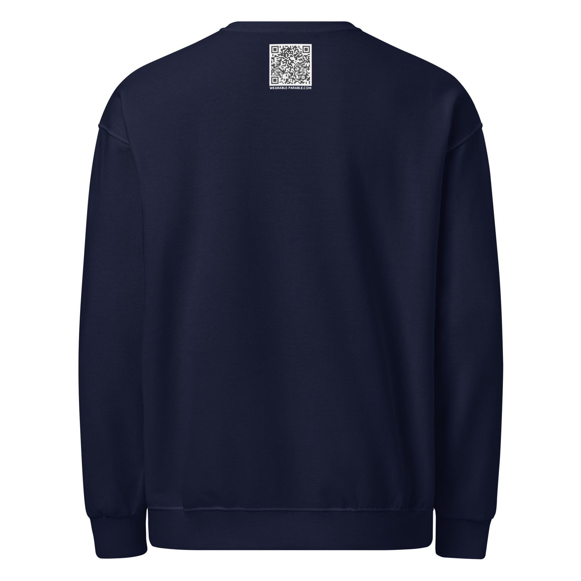 Thirsty sweatshirt back navy blue