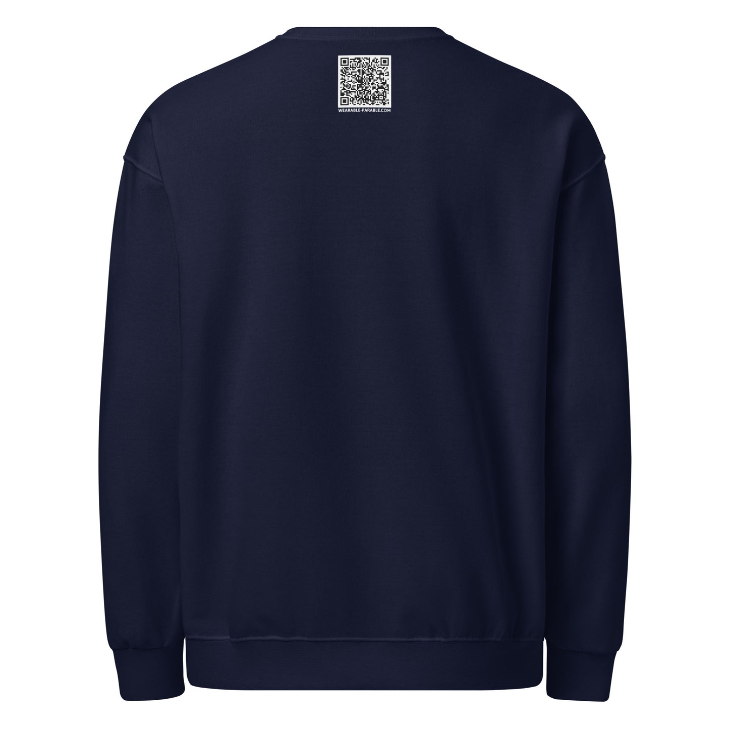 Suck It Up Buttercup sweatshirt back navy blue