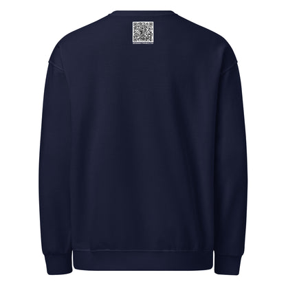 Suck It Up Buttercup sweatshirt back navy blue