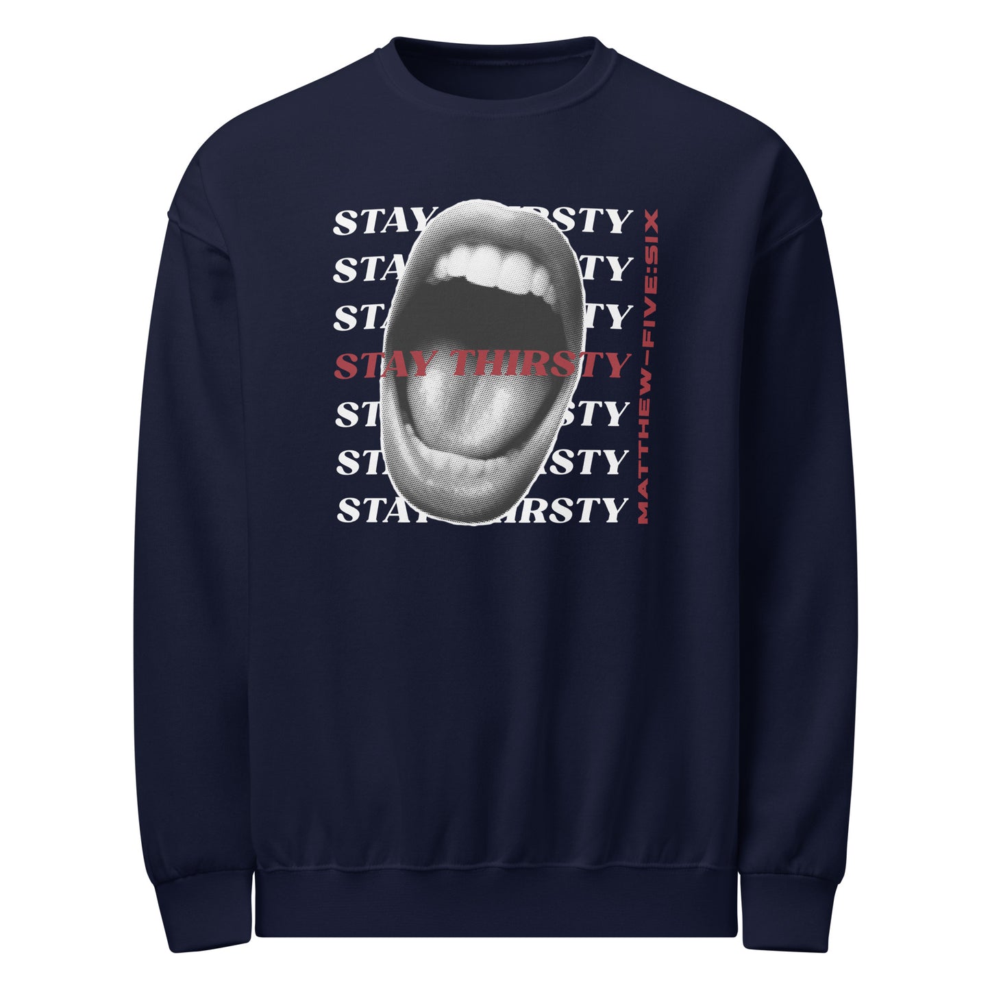 Thirsty sweatshirt navy blue