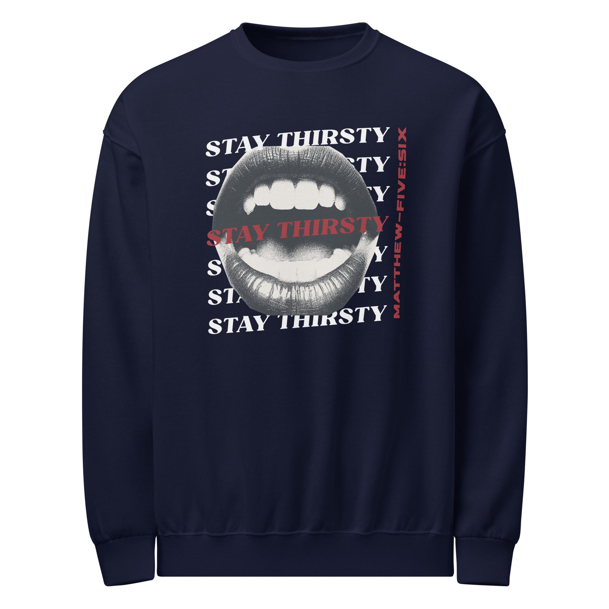 Thirsty sweatshirt navy blue