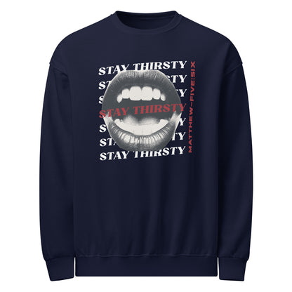 Thirsty sweatshirt navy blue