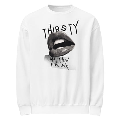 Thirsty sweatshirt white