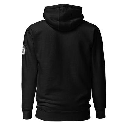 Light In The Darkness hooded sweatshirt back black 
