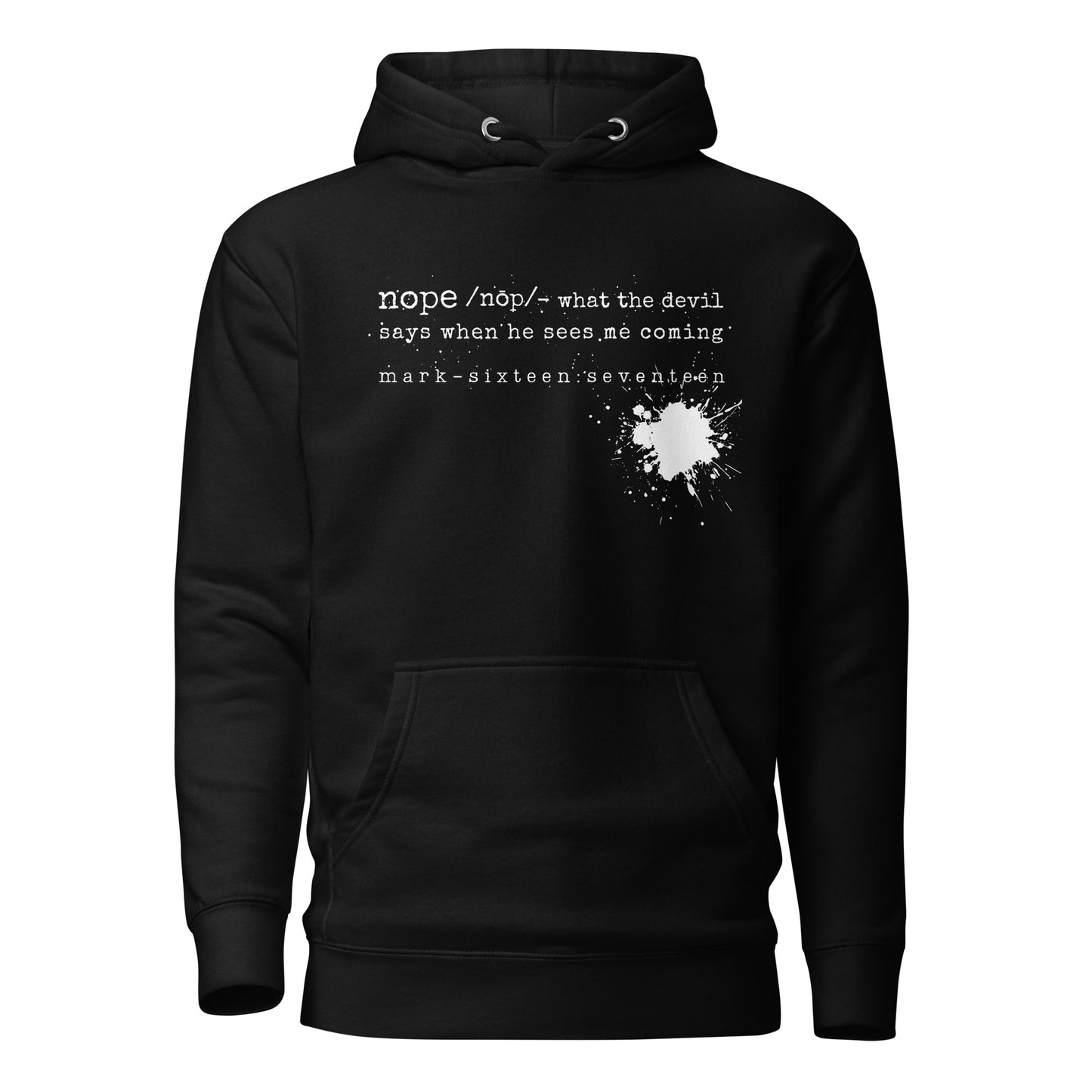 Nope hoodie sweatshirt black