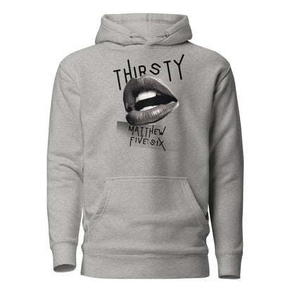 Thirsty hoodie sweatshirt carbon gray