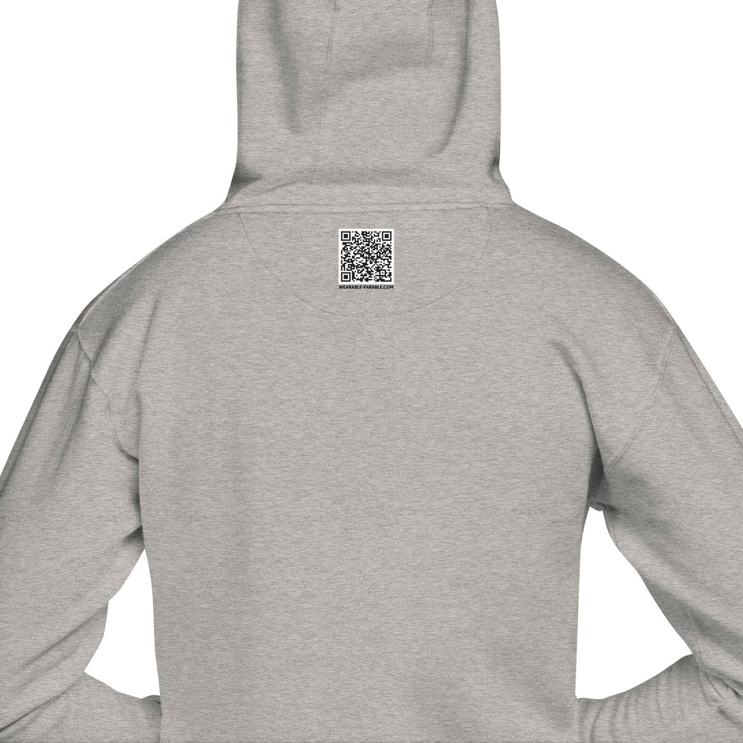 Nope hoodie sweatshirt back carbon gray