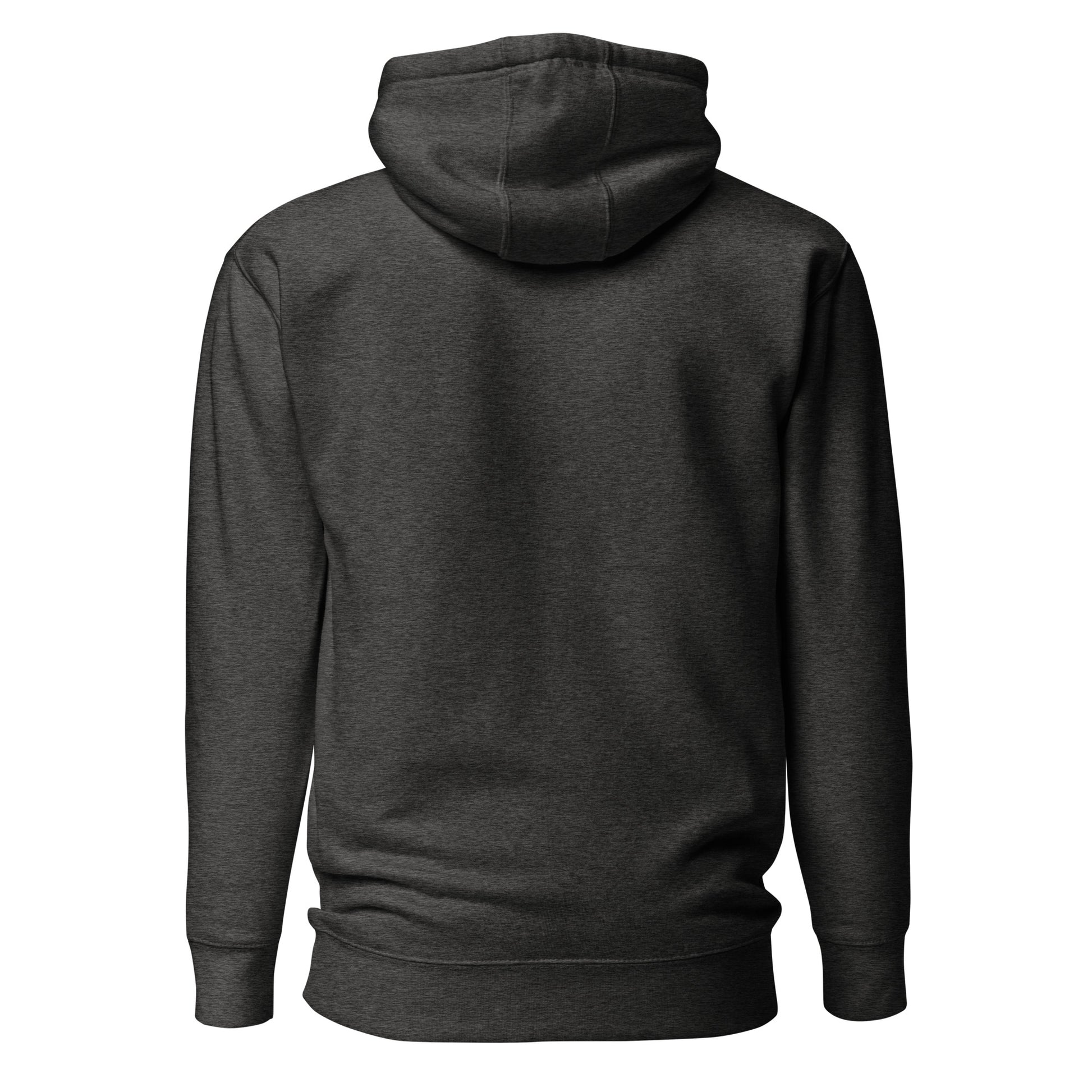 Suck It Up Buttercup hoodie sweatshirt back charcoal heather