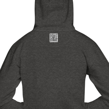 Suck It Up Buttercup hoodie sweatshirt back charcoal heather