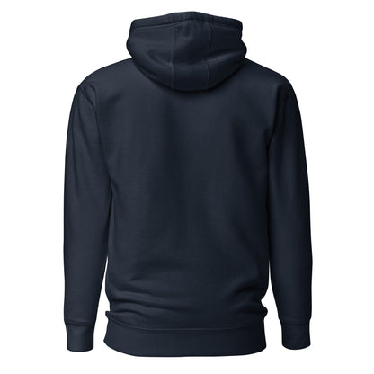 Thirsty hoodie sweatshirt back navy blue