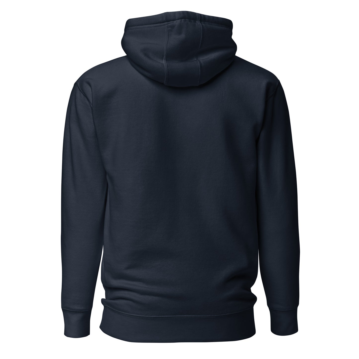 Nope hoodie sweatshirt back navy blue