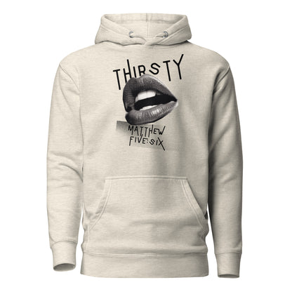 Thirsty hoodie sweatshirt oatmeal heather