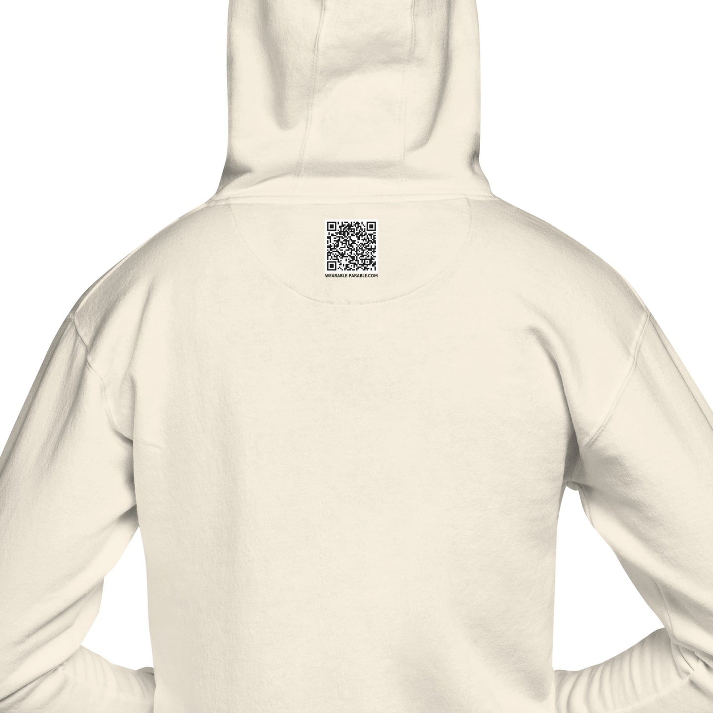 Thirsty hoodie sweatshirt back oatmeal heather