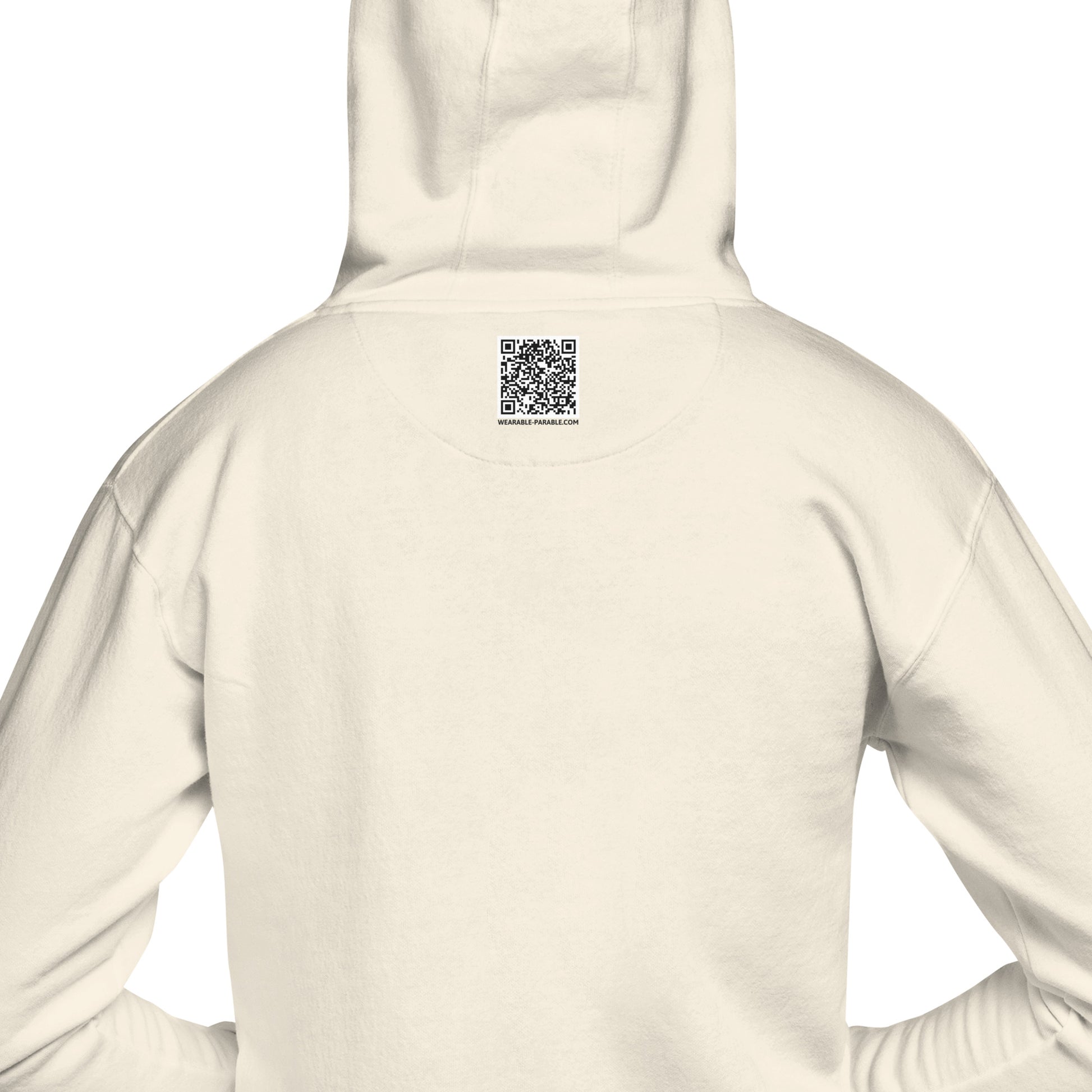 Thirsty hoodie sweatshirt back oatmeal heather