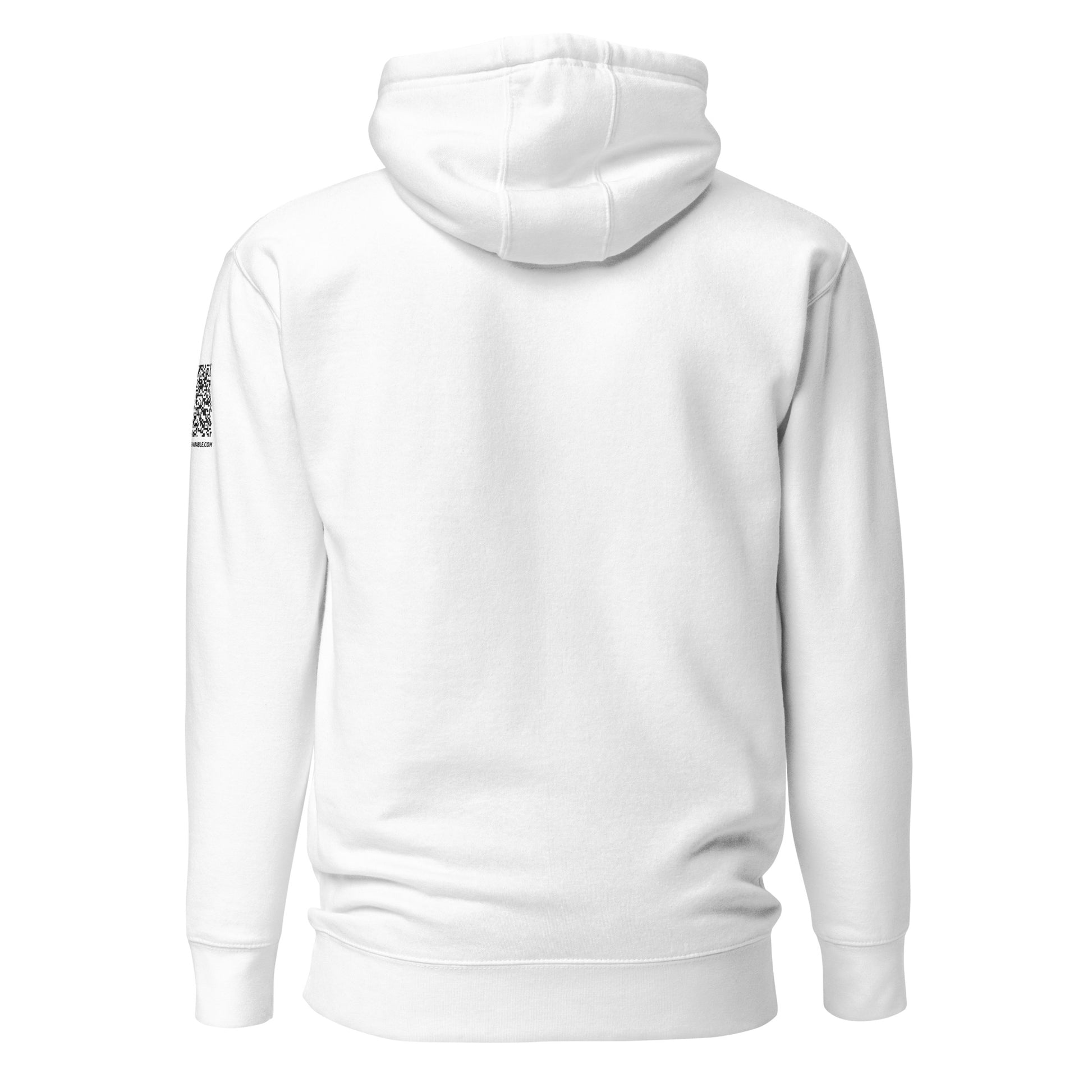 You Don't Want That Smoke hoodie sweatshirt back white