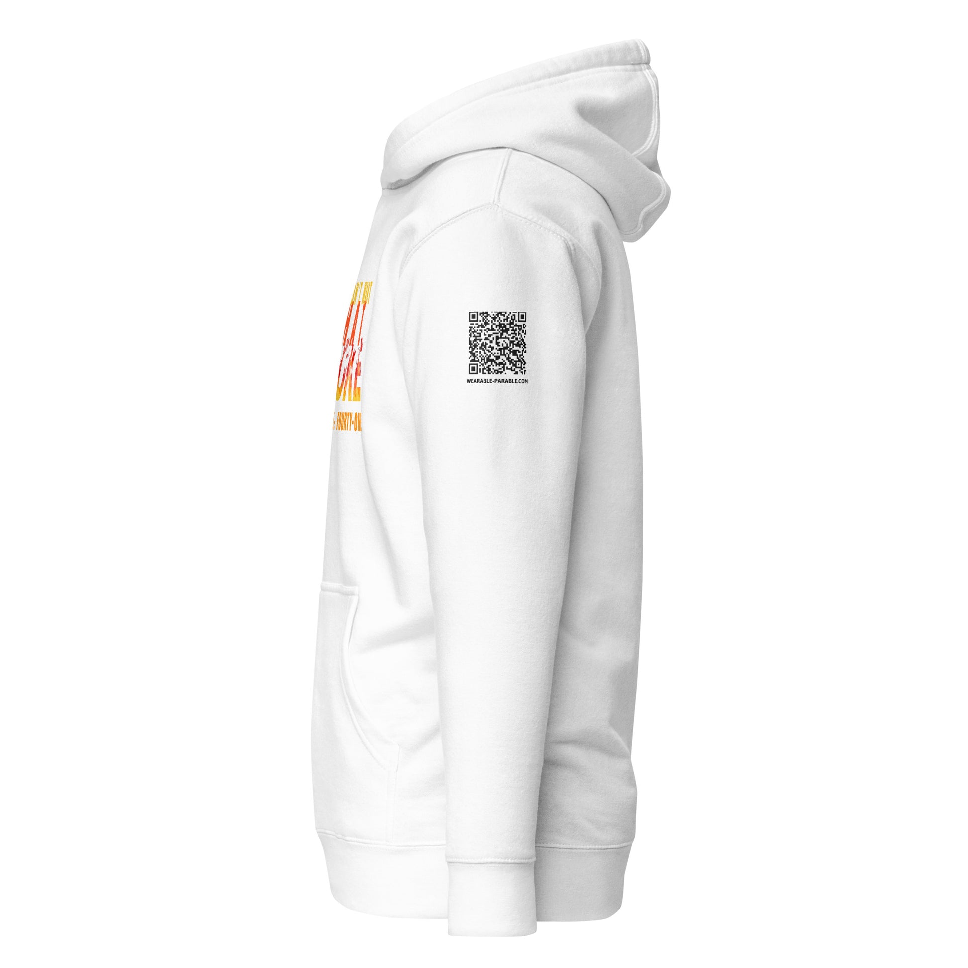 You Don't Want That Smoke hoodie sweatshirt side white