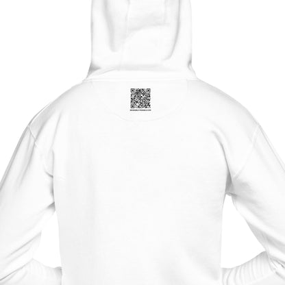 Thirsty hoodie sweatshirt back white