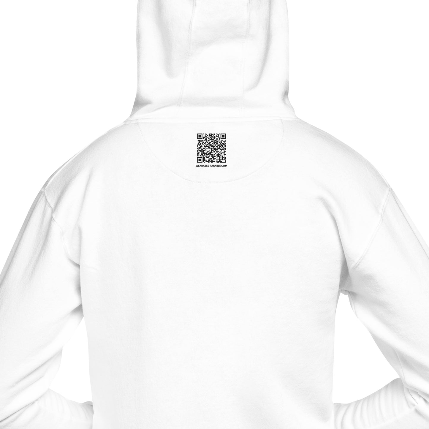 Nope hoodie sweatshirt back white