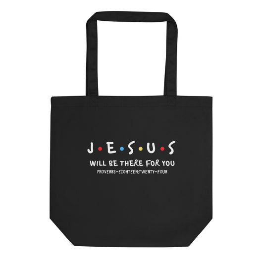 Jesus Is My Friend tote black