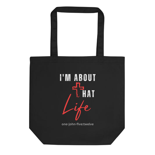 I'm About That Life tote black