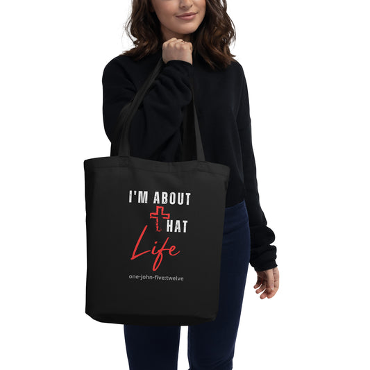 I'm About That Life tote black