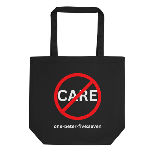 Don't Care tote black
