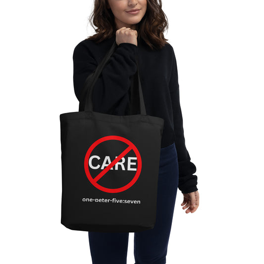Don't Care tote black