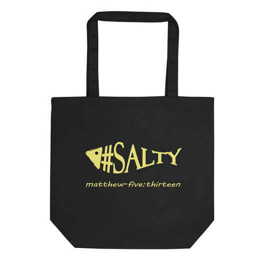#SALTY tote black