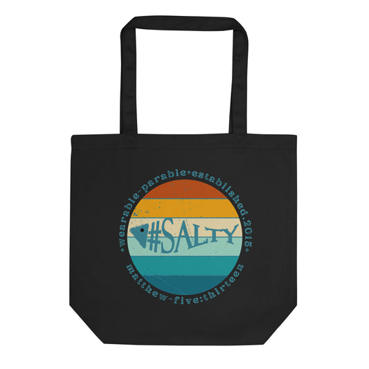 #SALTY tote black