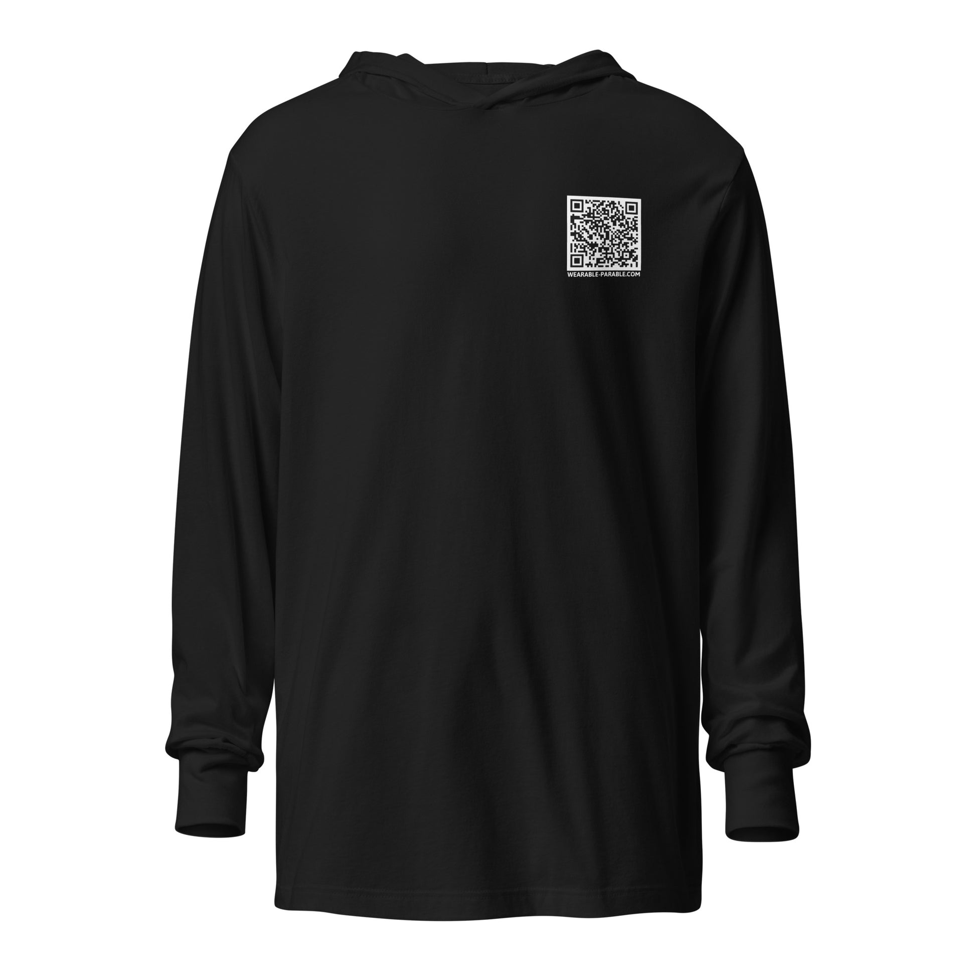 #Salty hooded t-shirt black