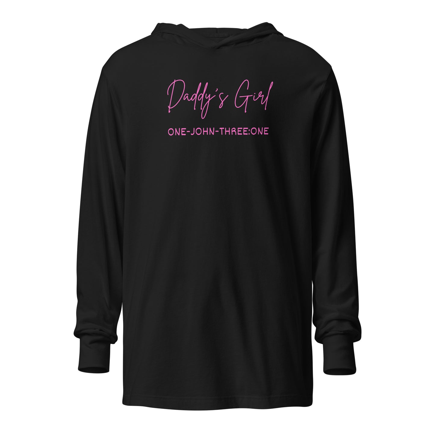 Daddy’s Girl hoodie t-shirt black