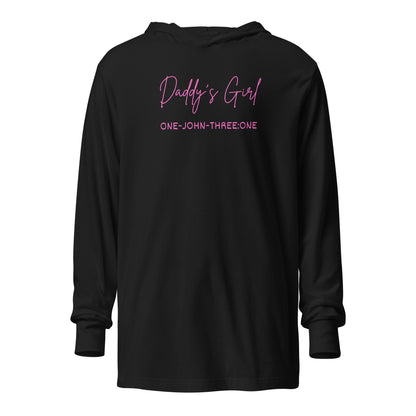 Daddy’s Girl hoodie t-shirt black