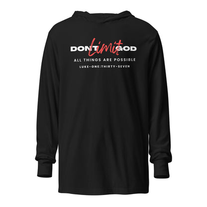 Don’t Limit God hoodie t-shirt black
