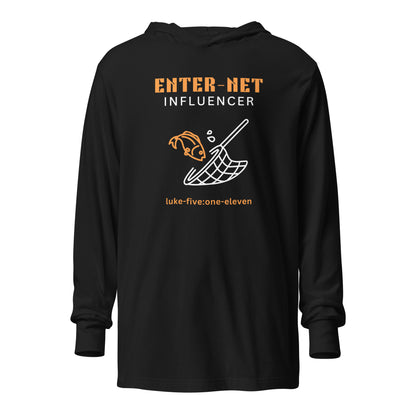 Enter-Net Influencer hoodie t-shirt black