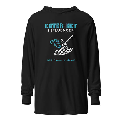 Enter-Net Influencer hoodie t-shirt black