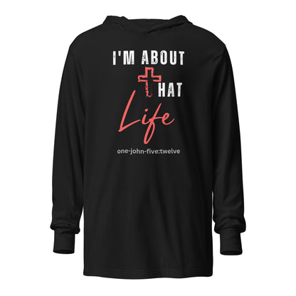 I’m About That Life hoodie t-shirt black