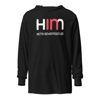 In Him hooded t-shirt black