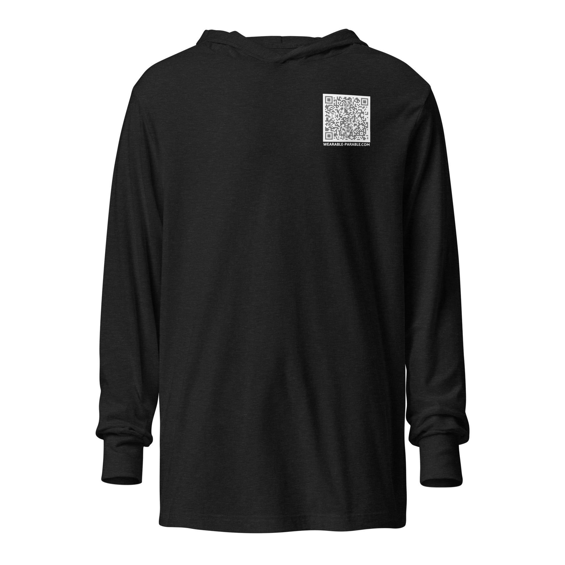 Enter-Net Influencer hoodie t-shirt charcoal black triblend