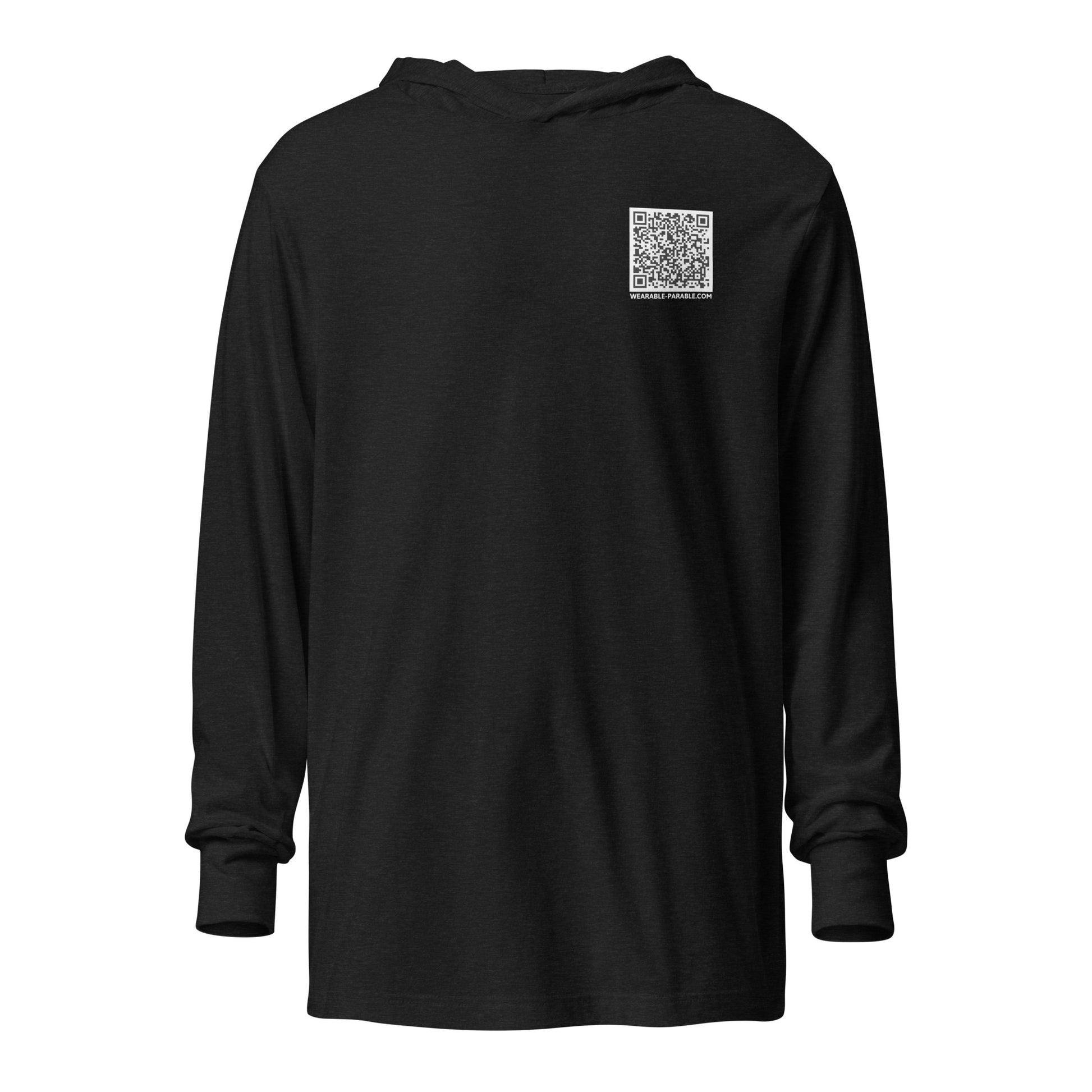 Enter-Net Influencer hoodie t-shirt charcoal black triblend