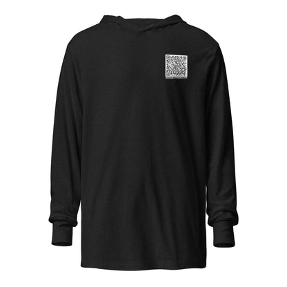 Enter-Net Influencer hoodie t-shirt charcoal black triblend