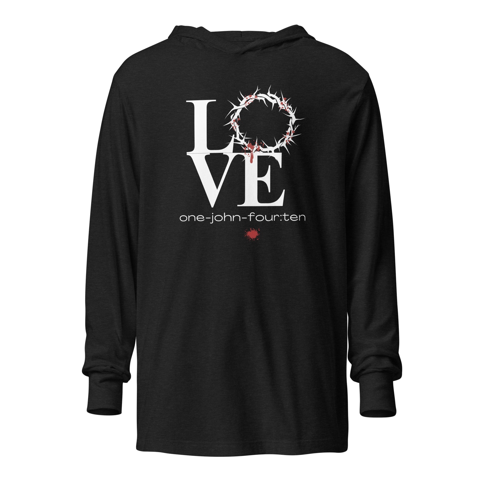 This is Love hoodie t-shirt charcoal black triblend